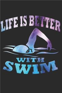 Schwimmen Notizbuch