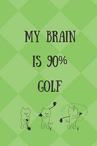 My Brain Is 90% Golf