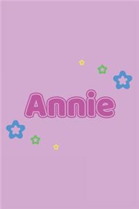 Annie: Vornamen Notizbuch für Frauen und Mädchen - Vornamen Notizbuch für Frauen und Mädchen - Notizbuch, Notizheft oder Schreibheft für Schule, Uni, Beruf