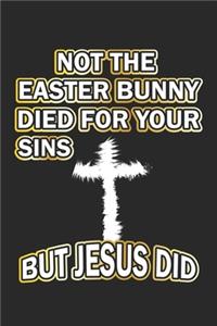 Not the easter bunny died for your sins but Jesus did