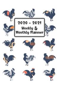 2020 - 2021 Weekly & Monthly Planner