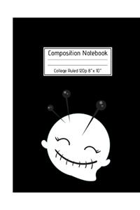 Composition Notebook College Ruled 120p 8