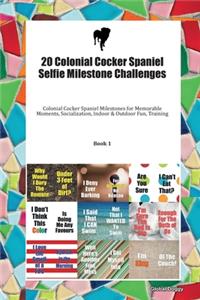 20 Colonial Cocker Spaniel Selfie Milestone Challenges