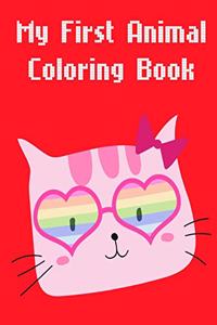 My First Animal Coloring Book