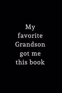 My Favorite Grandson Got Me This Book