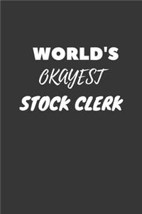 Stock Clerk Notebook