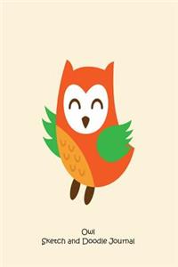 Owl Sketch and Doodle Journal