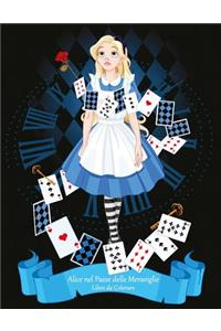Alice nel Paese delle Meraviglie Libro da Colorare 1