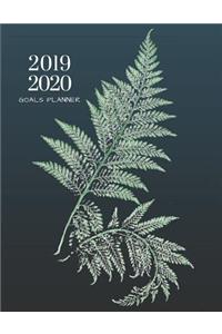 2019 2020 Fern Leaves 15 Months Daily Planner