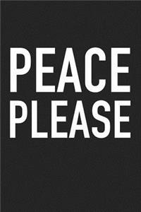 Peace Please