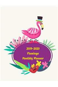 2019-2020 Flamingo Monthly Planner