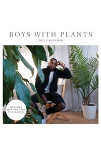 Boys with Plants 2021 Wall Calendar