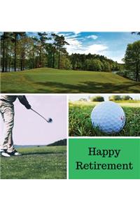 Golf Retirement Guest Book (Hardcover)