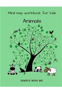 Mind Map Workbook for Kids - Animals