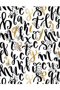 My Big Fat Bullet Journal Sparkly Letters Pattern 9