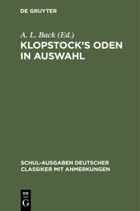 Klopstock's Oden in Auswahl