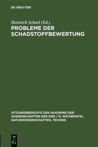 Probleme Der Schadstoffbewertung