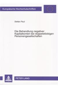 Die Behandlung Negativer Kapitalkonten Bei Doppelstoeckigen Personengesellschaften