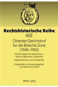 Oberster Gerichtshof Fuer Die Britische Zone (1948-1950)