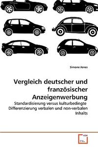 Vergleich deutscher und französischer Anzeigenwerbung