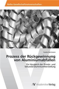 Prozess der Rückgewinnung von Aluminiumabfällen