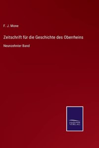 Zeitschrift für die Geschichte des Oberrheins