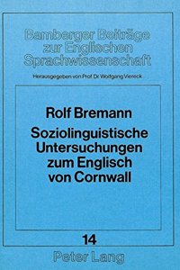 Soziolinguistische Untersuchungen zum Englisch von Cornwall