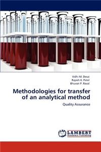 Methodologies for transfer of an analytical method