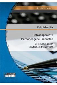 Intransparente Personengesellschaften