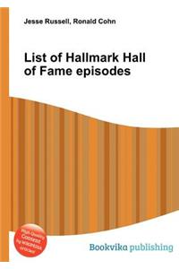 List of Hallmark Hall of Fame Episodes