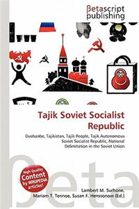 Tajik Soviet Socialist Republic