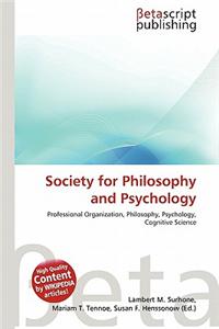 Society for Philosophy and Psychology