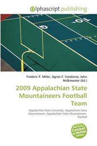2009 Appalachian State Mountaineers Football Team