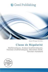 Classe de R Gularit