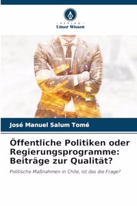 Öffentliche Politiken oder Regierungsprogramme