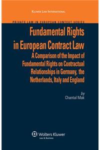 Fundamental Rights in European Contract Law