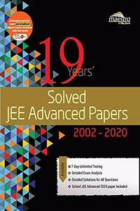 Wiley's 19 Years' Solved JEE Advanced Papers 2002 - 2020