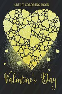 Valentine's Day Adult Coloring Book