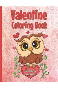Valentine Coloring Book for Toddlers and Preschool