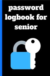 password logbook for senior