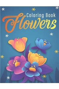 Flowers Coloring Book