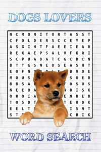 Dogs Lover Word Search Notebook