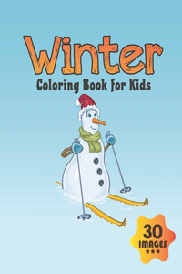 Winter Coloring Book for Kids