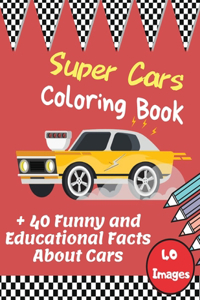Super Cars Coloring Book