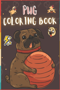 Pug Coloring Book