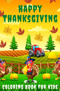 Happy Thanksgiving Coloring Book for kids