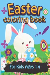 Easter Coloring Book For Kids Ages 1-4