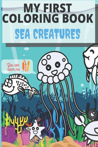 My First Coloring Book Sea Creatures