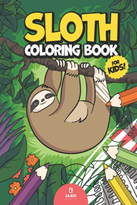 Sloth Coloring Book for Kids
