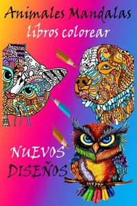 Animales Mandalas libros colorear adultos NUEVOS DISEÑOS